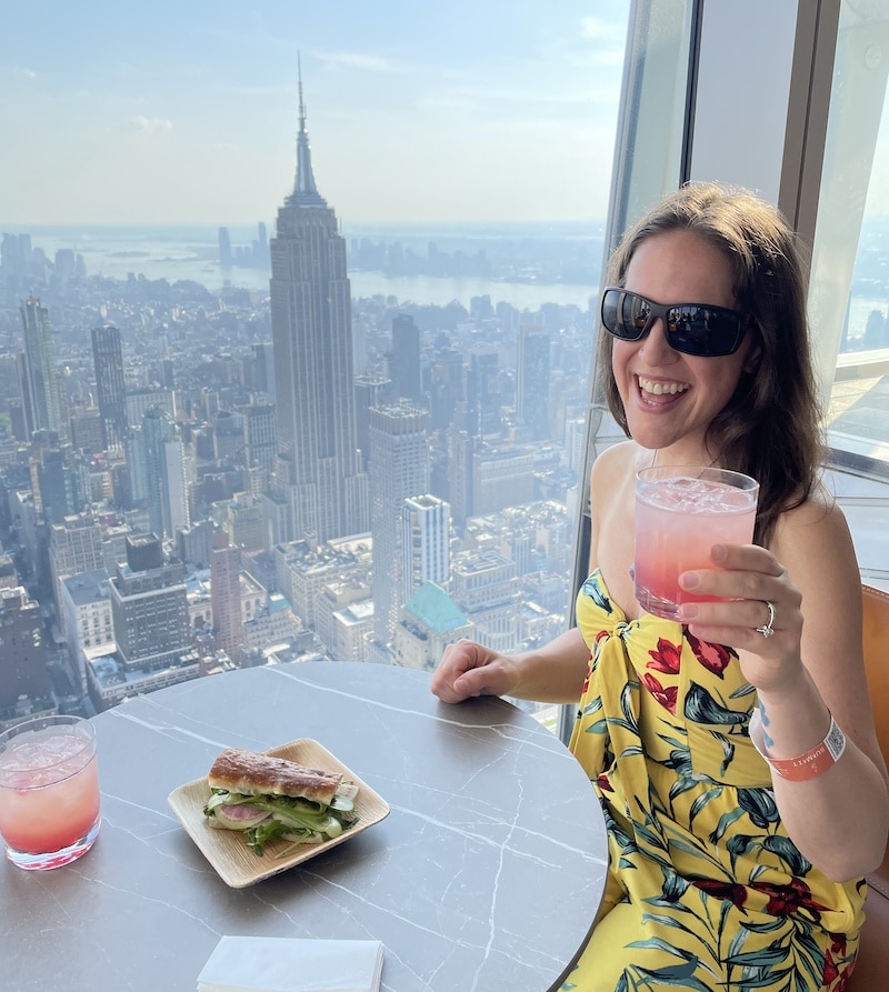 romantic NYC view from SUMMIT One Vanderbilt