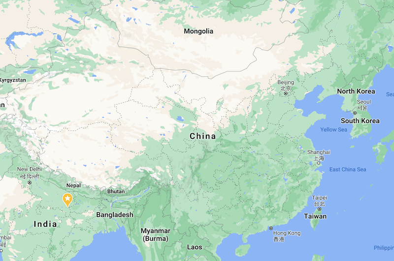 China travel map